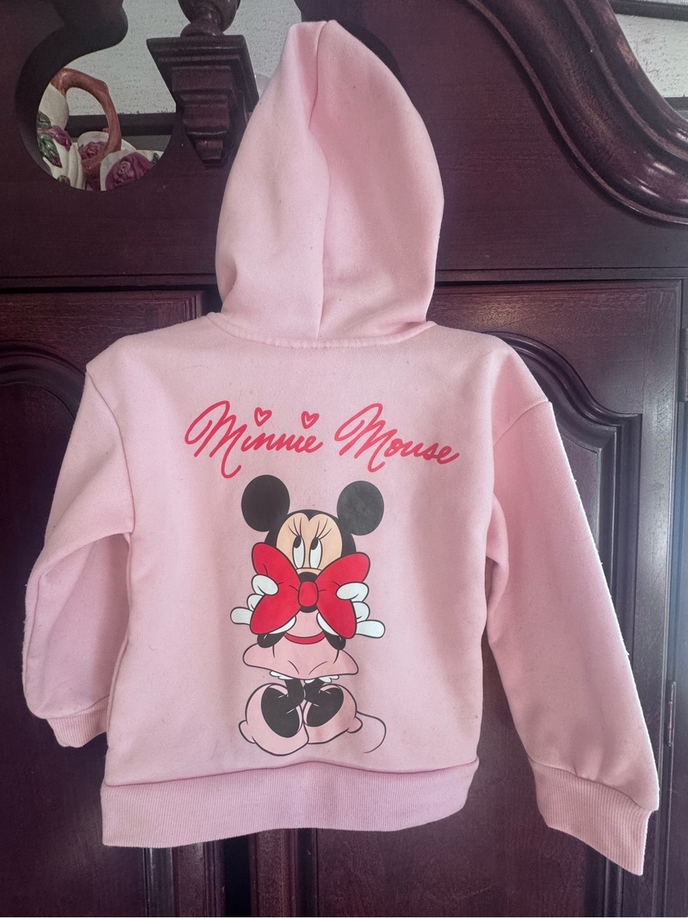 Girls Fleece Minnie Mouse Jacket
